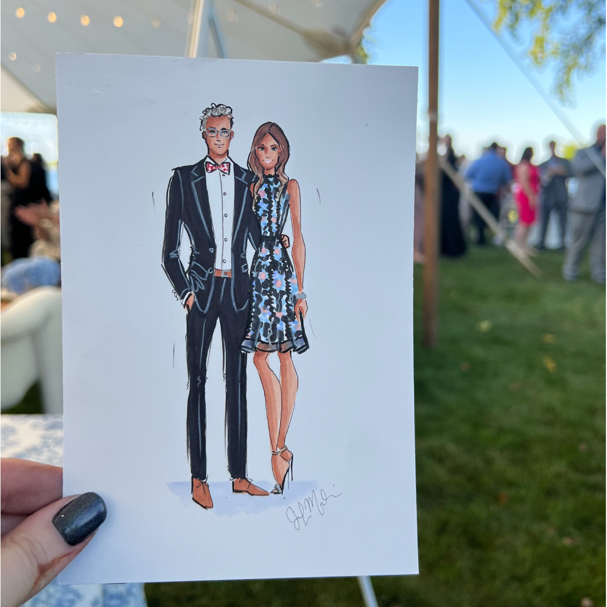 Live Wedding Illustration